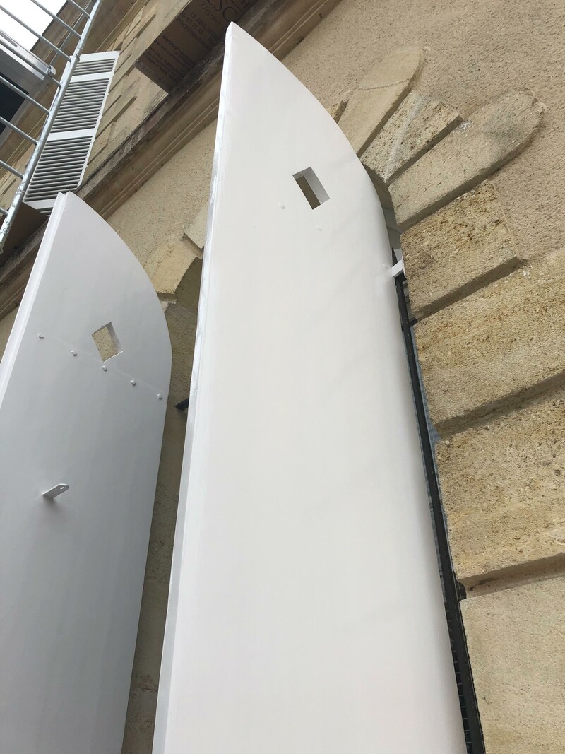 Rénovation volet chateau Cantemerle