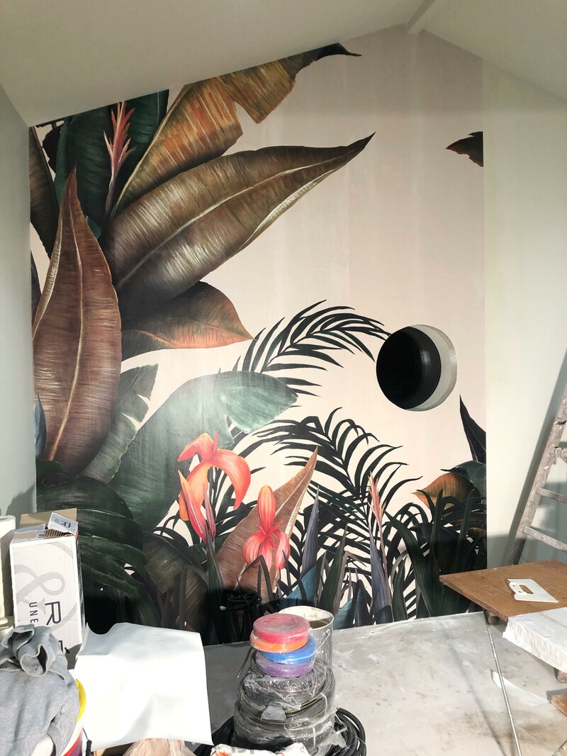 pose de papier peint