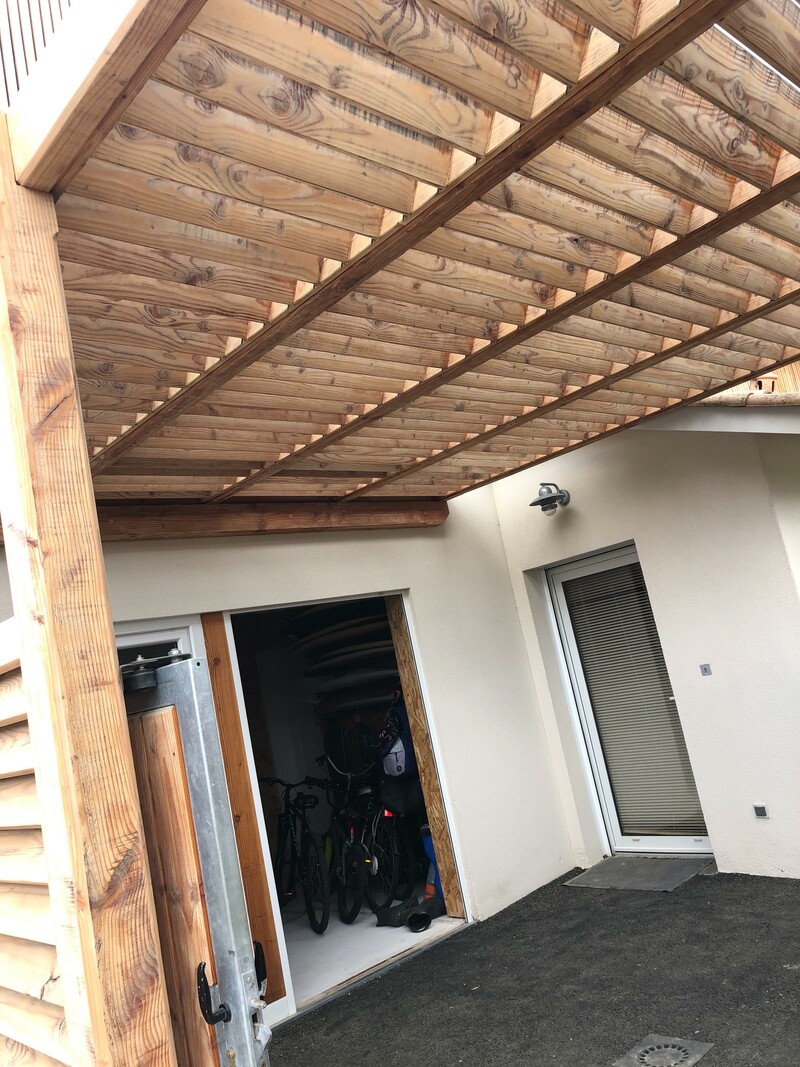 pergola bois lacanau